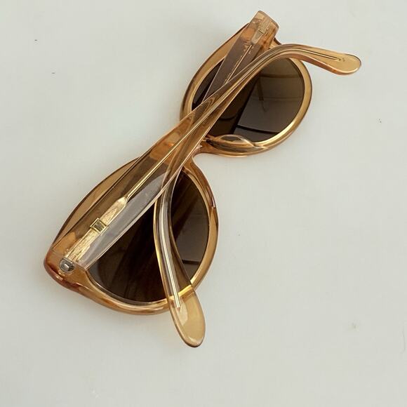 Mossimo Vintage Sunglasses mod. Cambriona 021 CM Gold Oval Made in Italy 90s main image 6